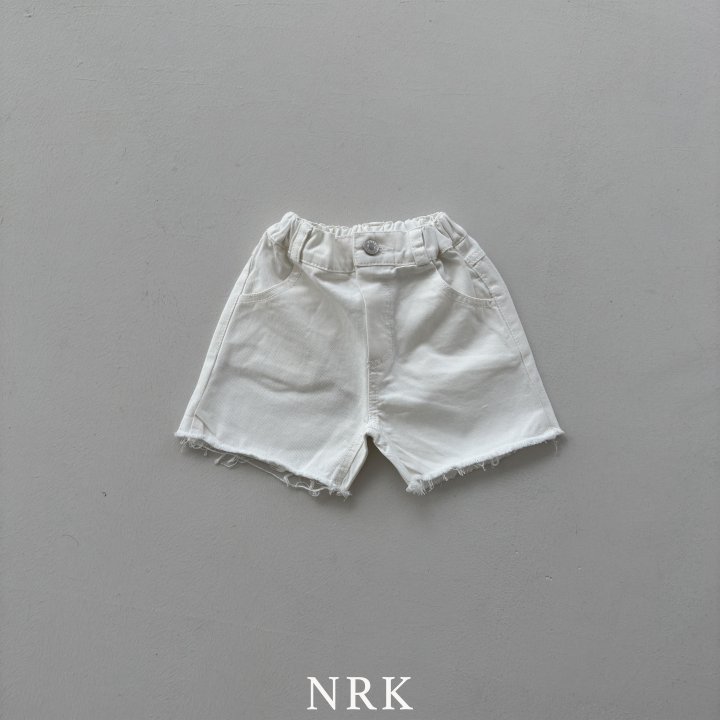 Nrk - Korean Children Fashion - #kidsshorts - Raw Edge Denim Pants - 2