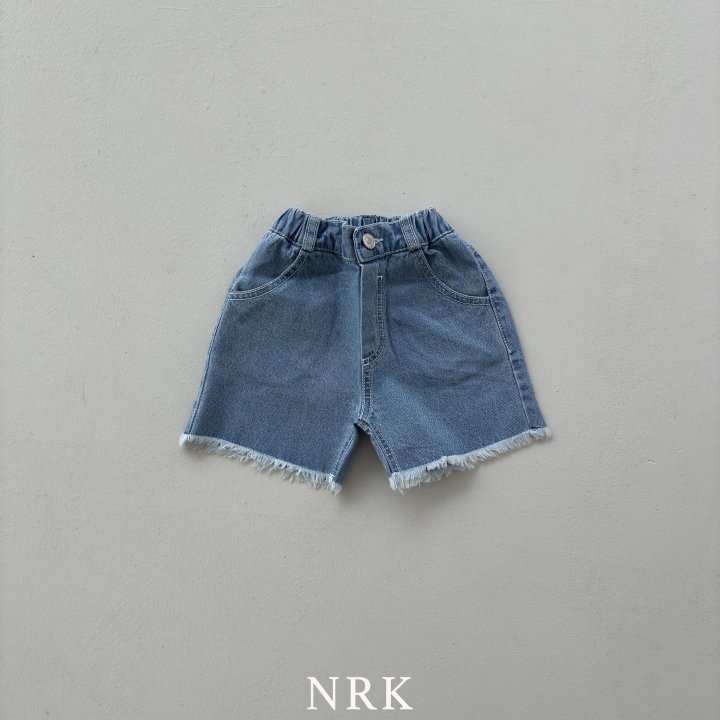 Nrk - Korean Children Fashion - #kidsstore - Raw Edge Denim Pants - 3