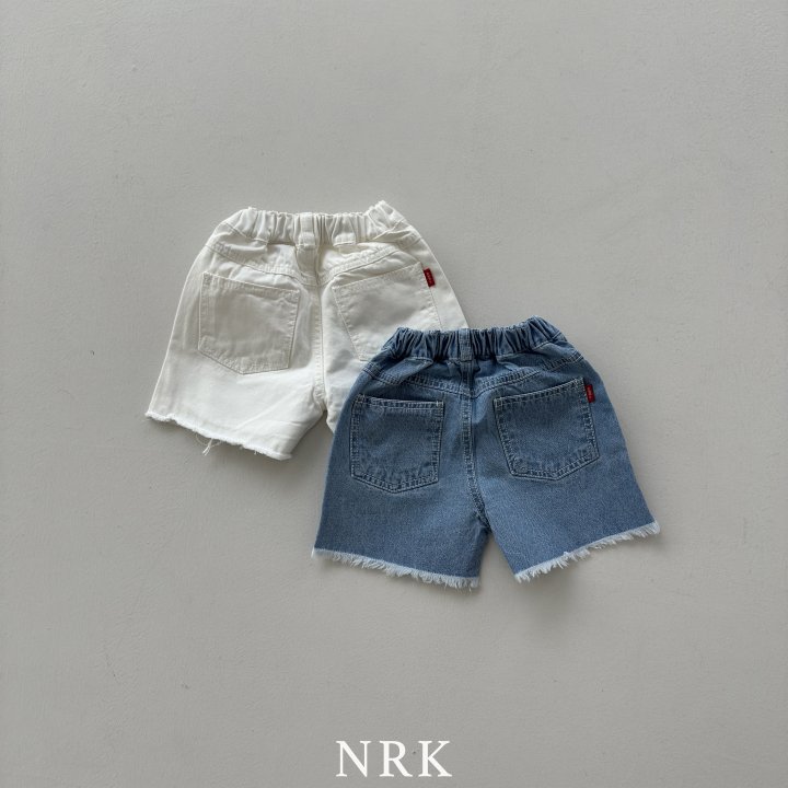 Nrk - Korean Children Fashion - #kidsstore - Raw Edge Denim Pants - 4