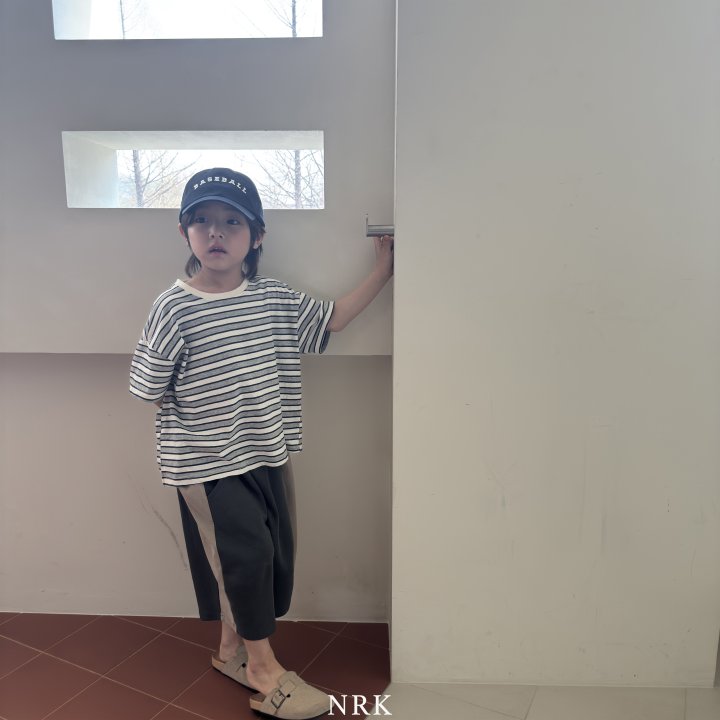 Nrk - Korean Children Fashion - #littlefashionista - Stripe Short Sleeve Tee - 9