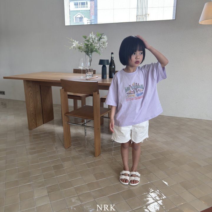 Nrk - Korean Children Fashion - #magicofchildhood - LA Short Sleeve Tee - 12
