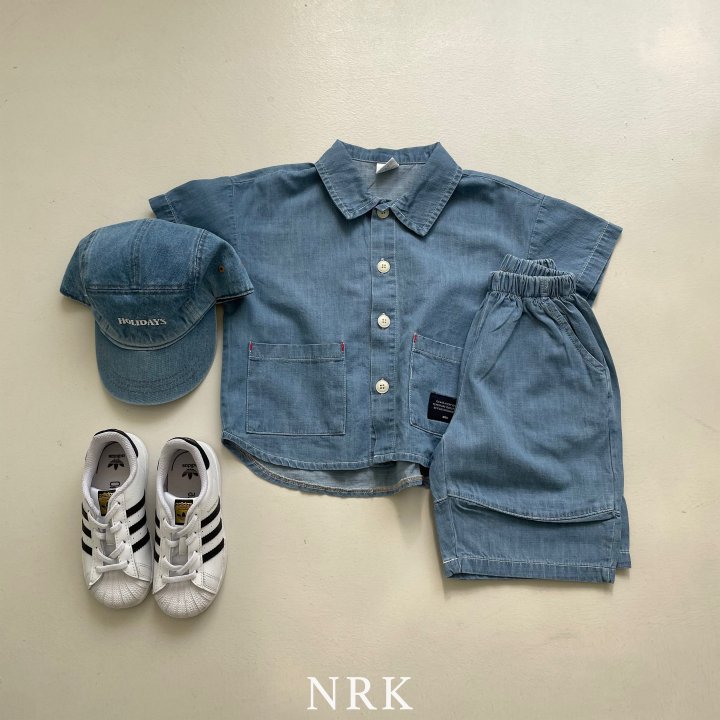 Nrk - Korean Children Fashion - #magicofchildhood - Panel Denim Pants - 5