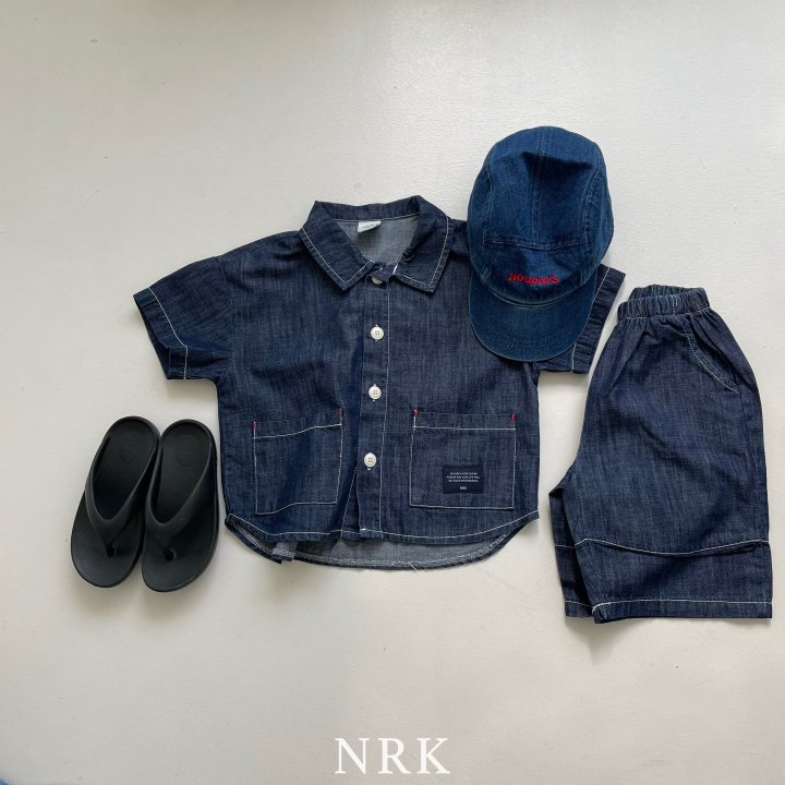 Nrk - Korean Children Fashion - #minifashionista - Panel Denim Pants - 6