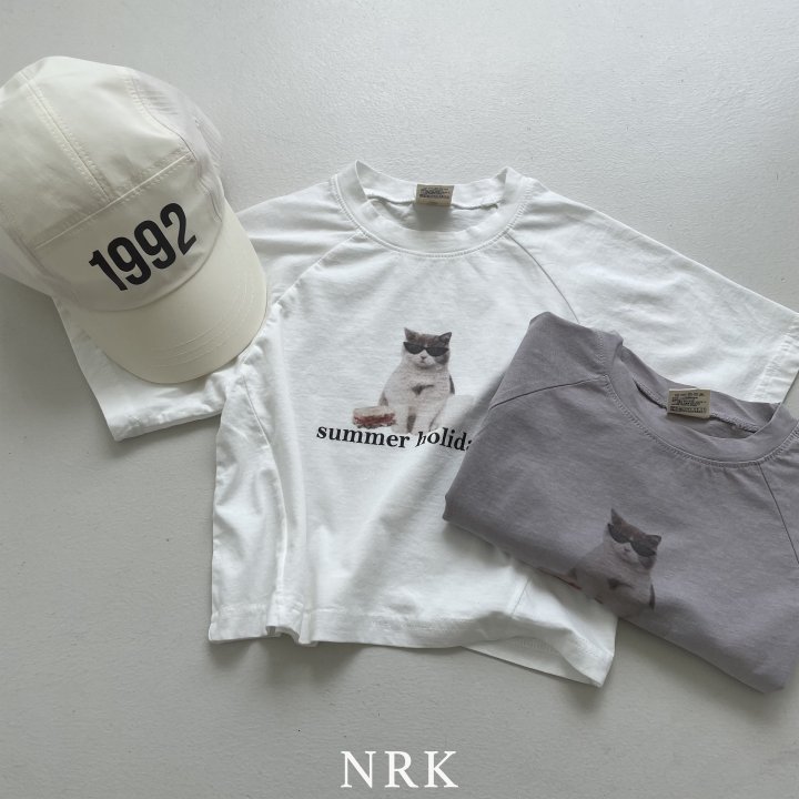 Nrk - Korean Children Fashion - #prettylittlegirls - Cat Short Sleeve Tee - 3