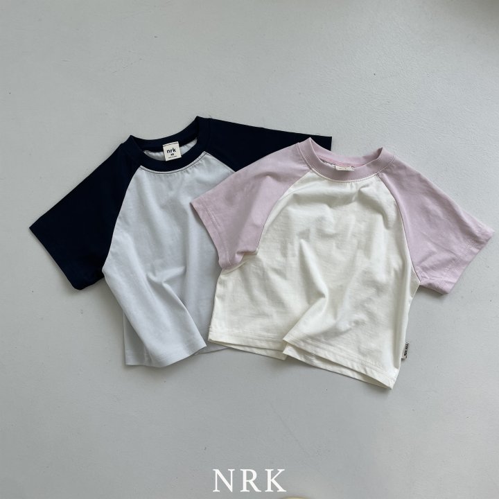Nrk - Korean Children Fashion - #prettylittlegirls - Color Raglan Tee