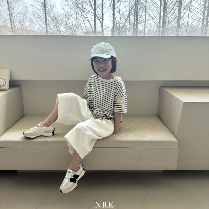 Nrk - Korean Children Fashion - #prettylittlegirls - Stripe Short Sleeve Tee - 12