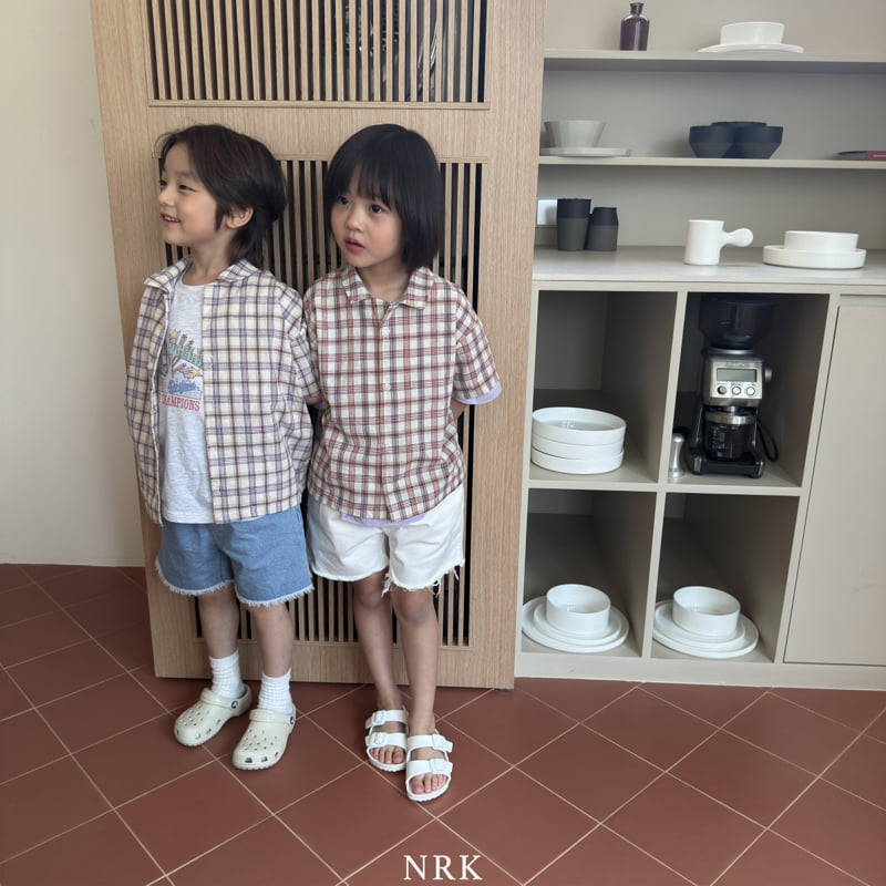 Nrk - Korean Children Fashion - #prettylittlegirls - Raw Edge Denim Pants - 9