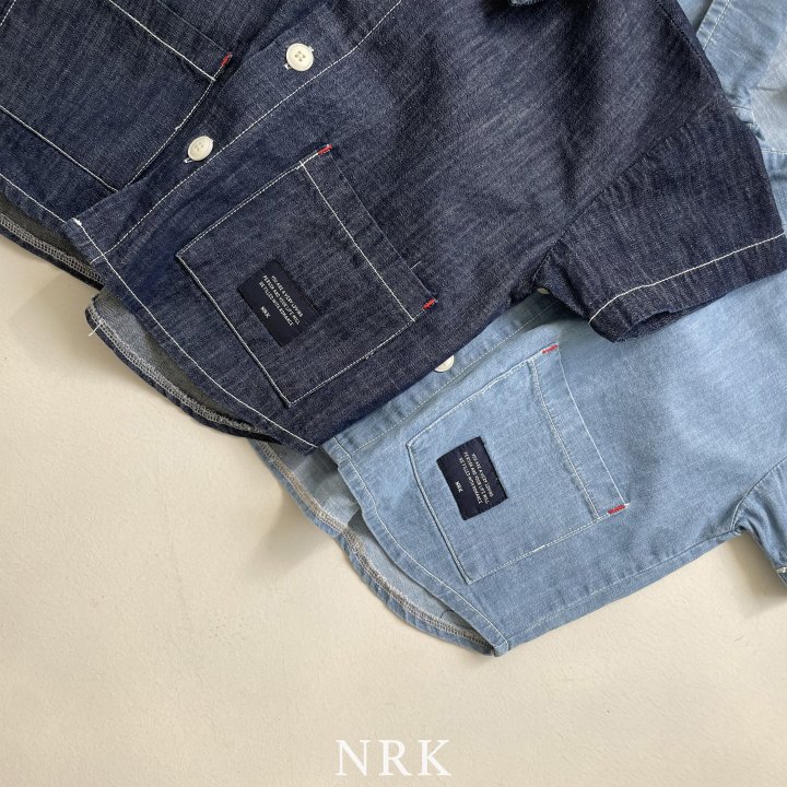 Nrk - Korean Children Fashion - #todddlerfashion - Summer Denim Shirt - 3