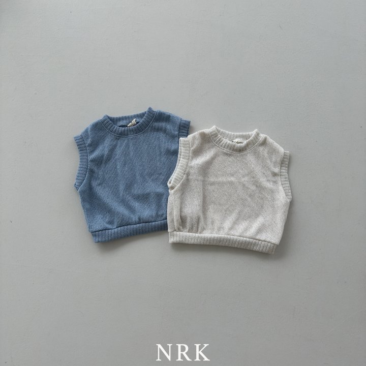 Nrk - Korean Children Fashion - #todddlerfashion - Linen Knit Vest