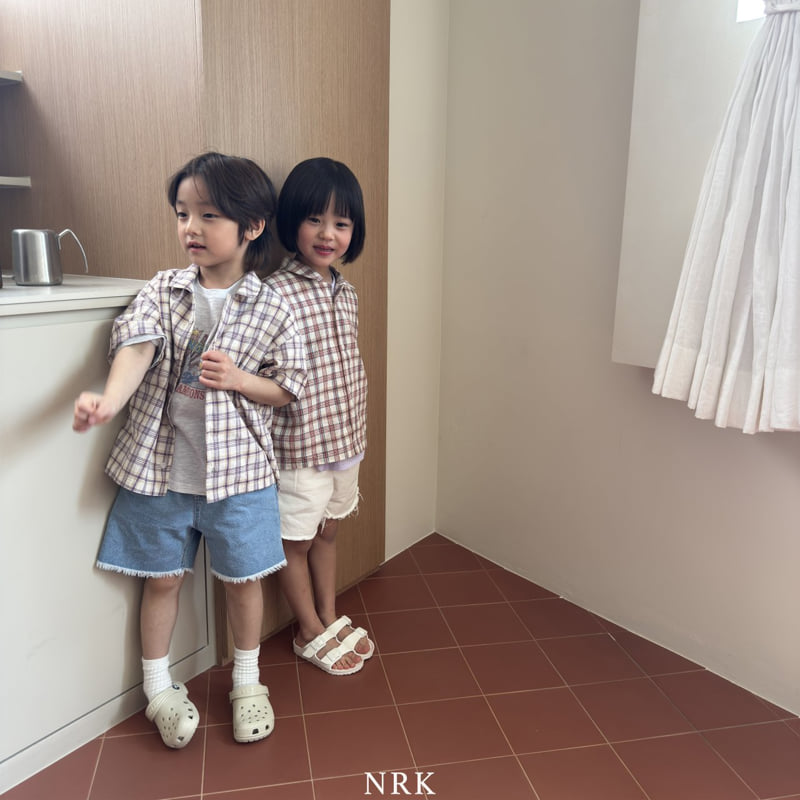 Nrk - Korean Children Fashion - #todddlerfashion - Raw Edge Denim Pants - 10