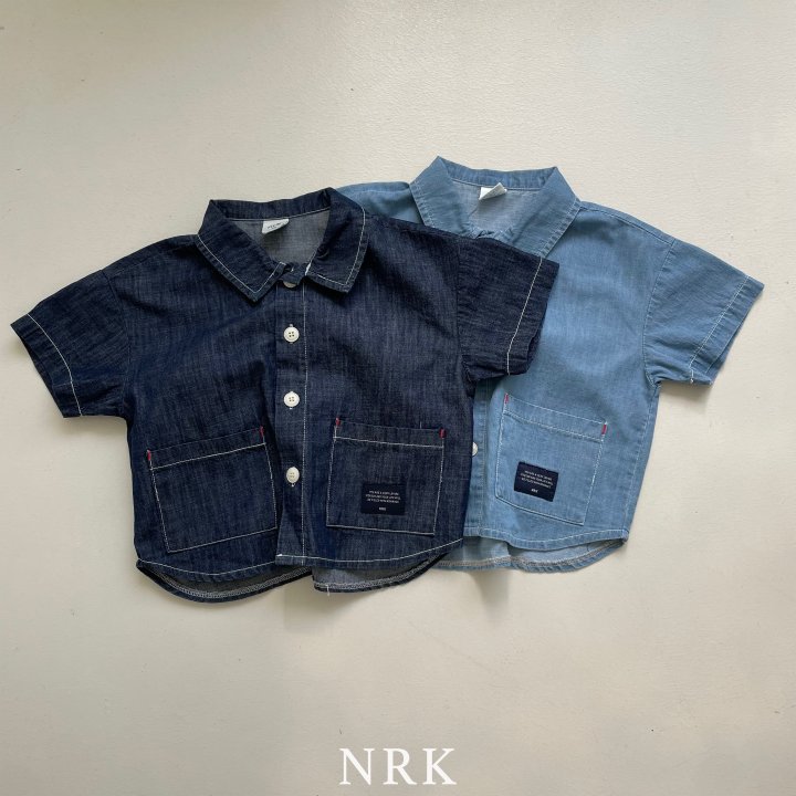 Nrk - Korean Children Fashion - #todddlerfashion - Summer Denim Shirt - 4