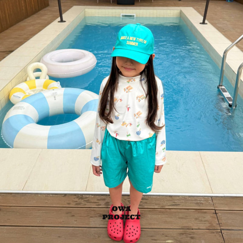 O Wa - Korean Children Fashion - #Kfashion4kids - Owa Swim Tee - 6