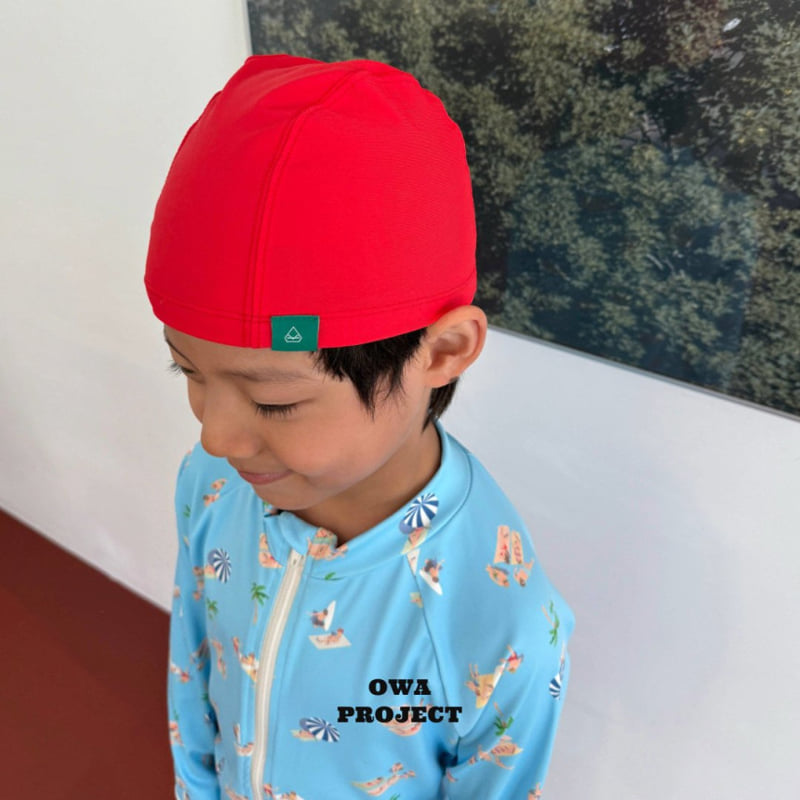 O Wa - Korean Children Fashion - #kidsshorts - Origami Swim Cap - 5