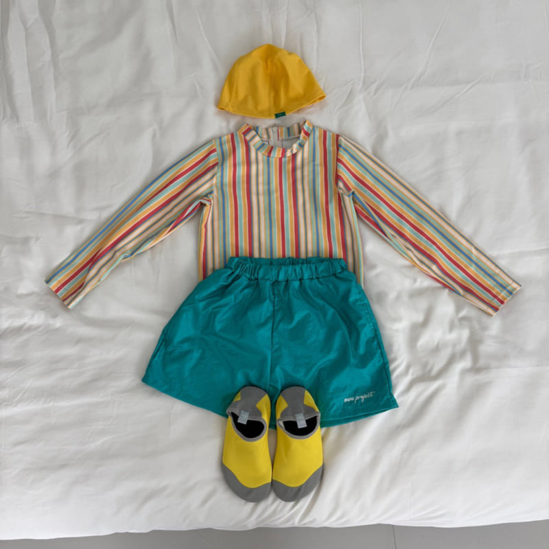 O Wa - Korean Children Fashion - #kidsshorts - Owa Swim Tee - 3