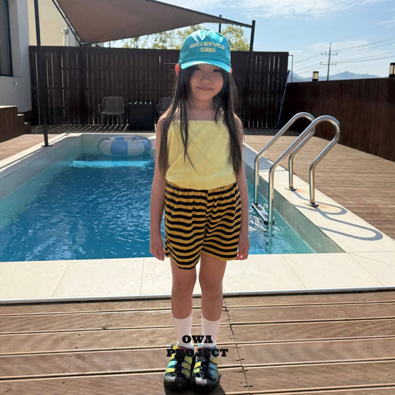 O Wa - Korean Children Fashion - #kidsstore - Terry Sleeveless Tee - 8
