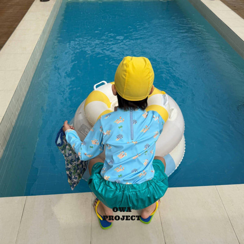 O Wa - Korean Children Fashion - #minifashionista - Owa Swim Tee - 9