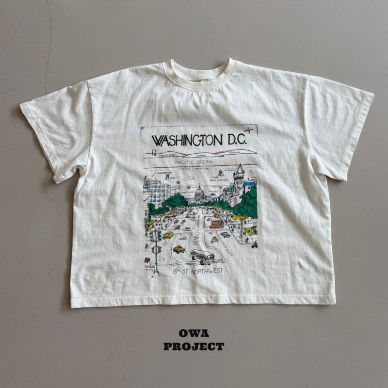 O Wa - Korean Children Fashion - #prettylittlegirls - Washington Tee