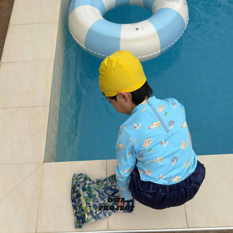 O Wa - Korean Children Fashion - #todddlerfashion - Owa Swim Tee - 11
