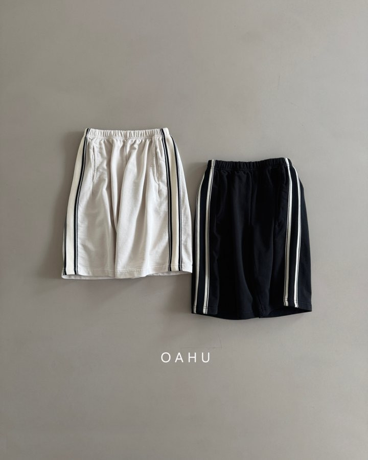 O'Ahu - Korean Children Fashion - #Kfashion4kids - Tape Bermuda Pants