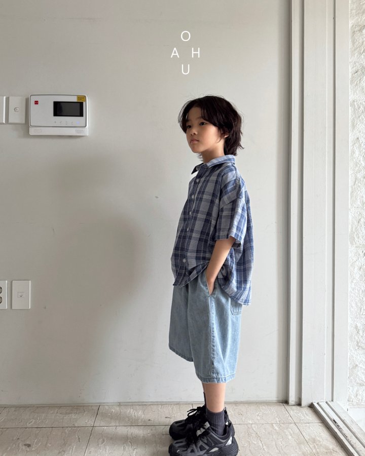 O'Ahu - Korean Children Fashion - #kidzfashiontrend - Bermuda Denim Pants - 4
