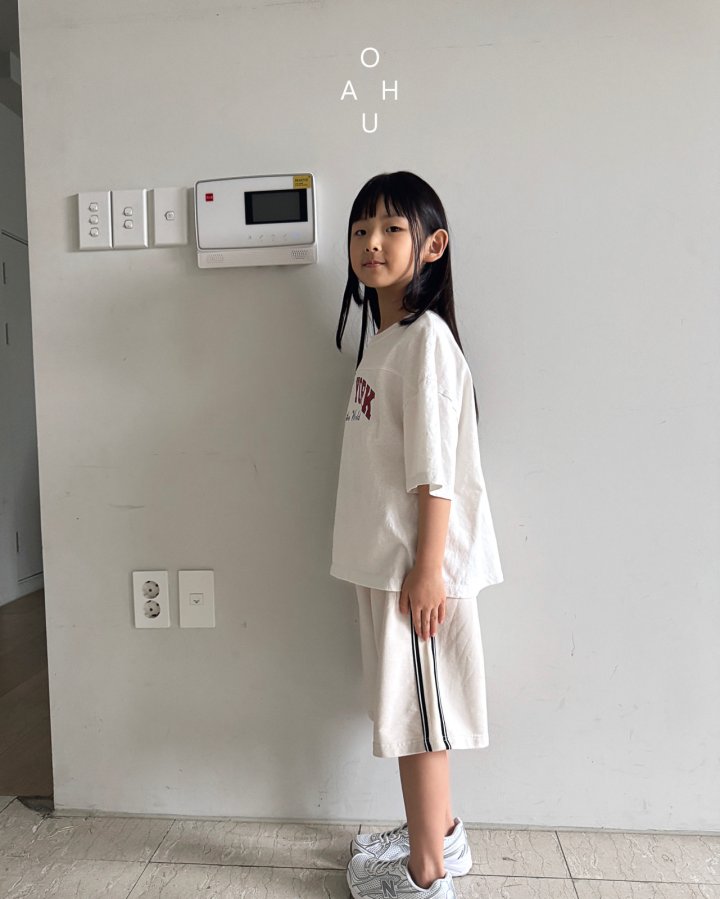 O'Ahu - Korean Children Fashion - #childofig - Tape Bermuda Pants - 9