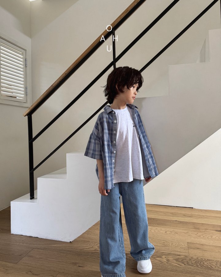 O'Ahu - Korean Children Fashion - #childofig - Cool Wide Denim Pants - 8