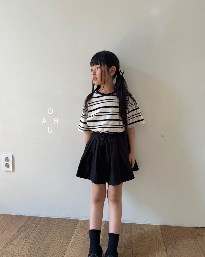 O'Ahu - Korean Children Fashion - #stylishchildhood - Raw Slub Stripe Tee - 4