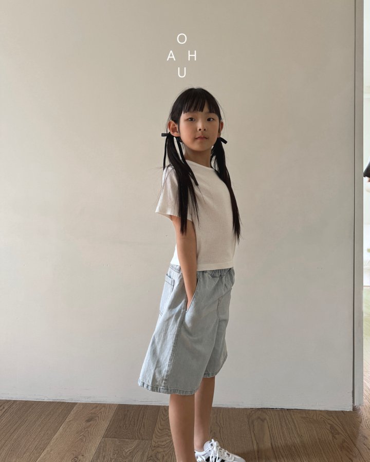 O'Ahu - Korean Children Fashion - #childofig - Bermuda Denim Pants - 10