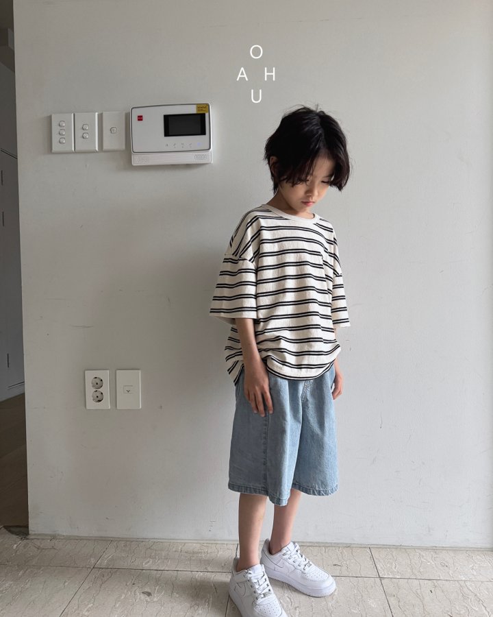 O'Ahu - Korean Children Fashion - #childofig - Bermuda Denim Pants - 9