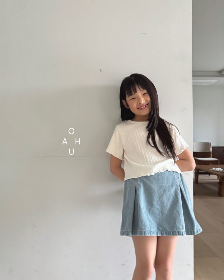 O'Ahu - Korean Children Fashion - #childofig - Denim Bagel Shorts - 6