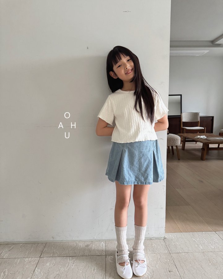 O'Ahu - Korean Children Fashion - #childofig - Denim Bagel Shorts - 7