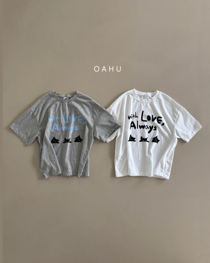 O'Ahu - Korean Children Fashion - #childofig - Meow Kitty Tee