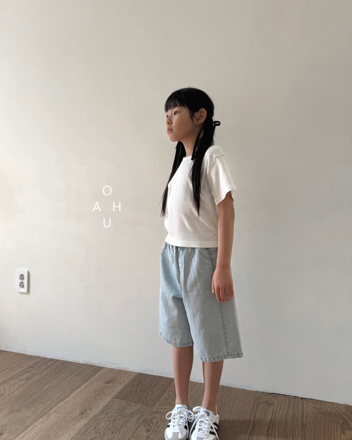 O'Ahu - Korean Children Fashion - #childrensboutique - Bermuda Denim Pants - 11