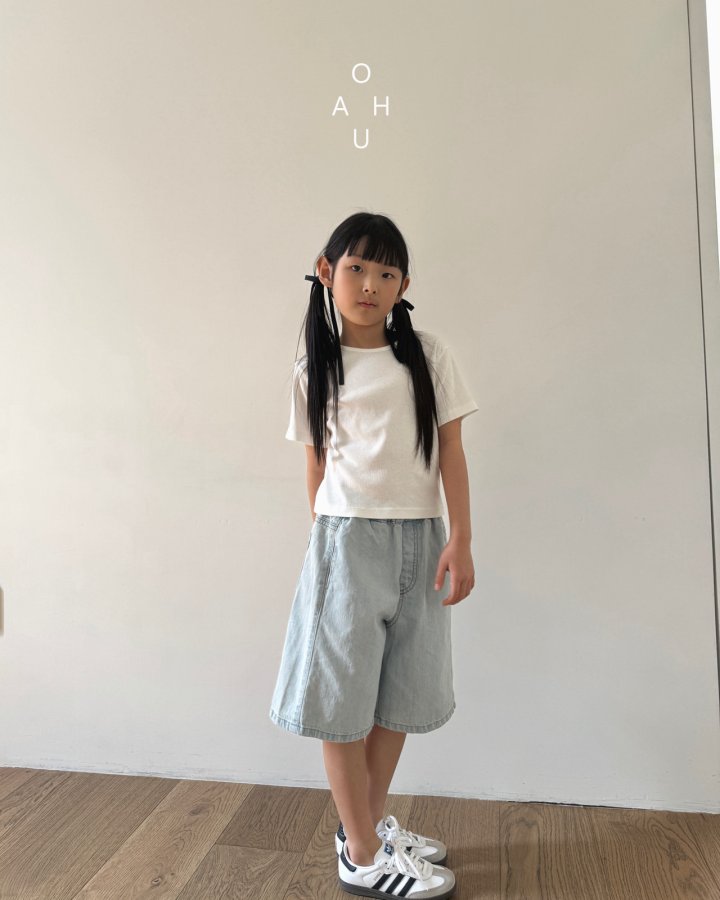 O'Ahu - Korean Children Fashion - #designkidswear - Bermuda Denim Pants - 12