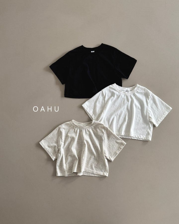 O'Ahu - Korean Children Fashion - #designkidswear - Basic Crop Tee