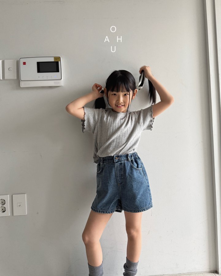 O'Ahu - Korean Children Fashion - #fashionkids - AA Denim Shorts - 11