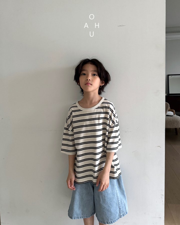 O'Ahu - Korean Children Fashion - #fashionkids - Cozy Stripe Tee - 10