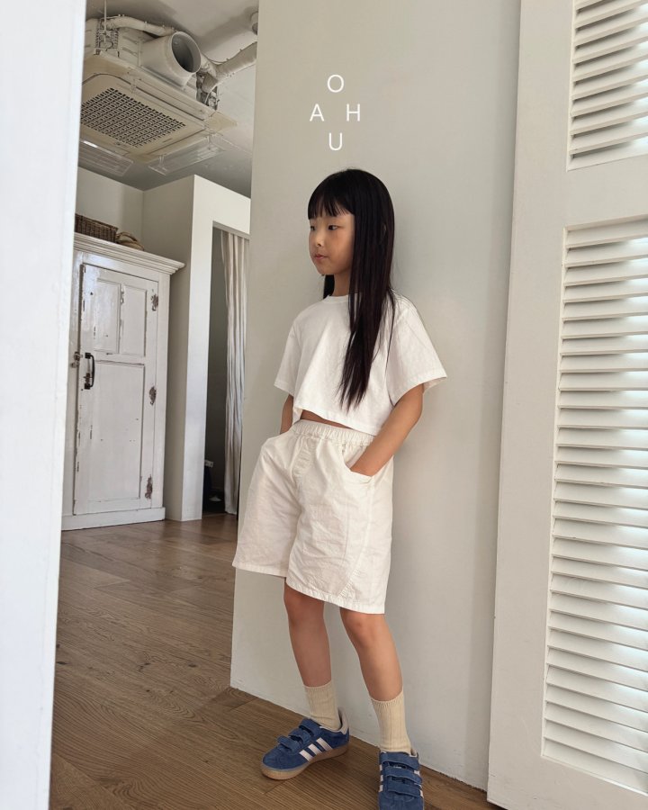 O'Ahu - Korean Children Fashion - #fashionkids - Basic Crop Tee - 3