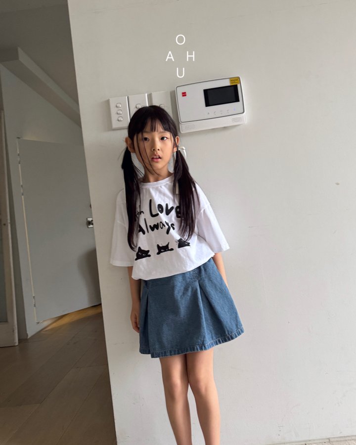 O'Ahu - Korean Children Fashion - #kidsstore - Meow Kitty Tee - 7