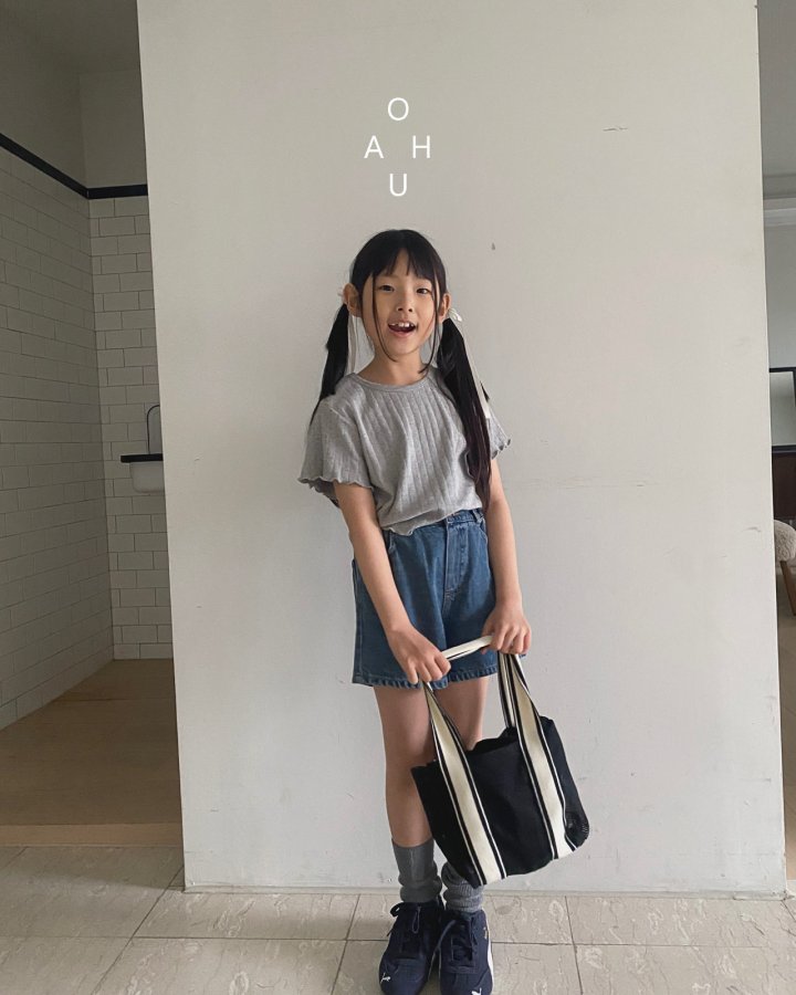 O'Ahu - Korean Children Fashion - #kidzfashiontrend - Eyelet Ribbed Tee - 7