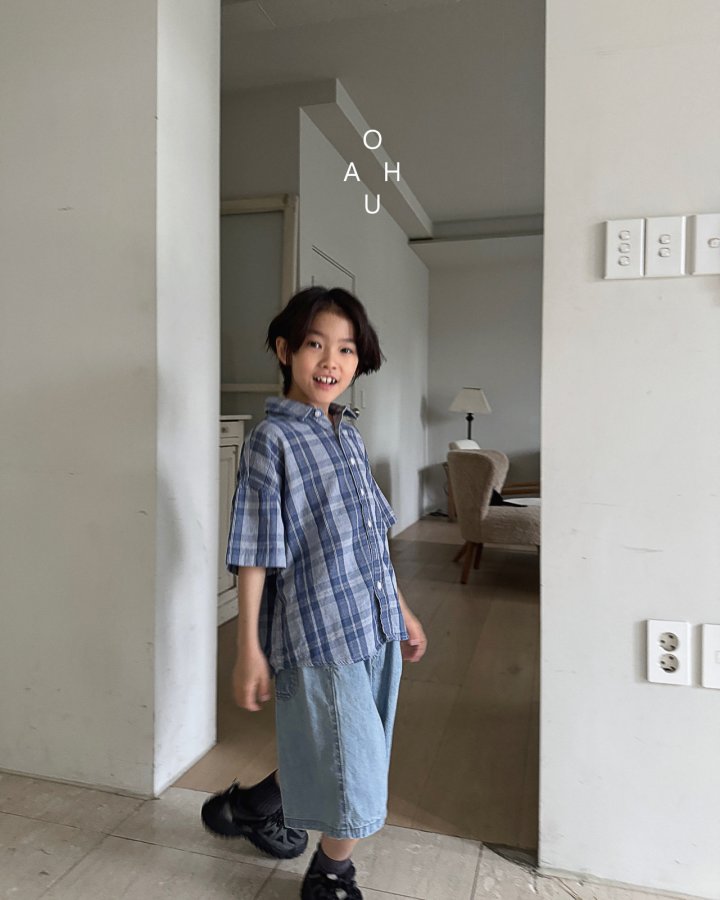 O'Ahu - Korean Children Fashion - #kidzfashiontrend - Bermuda Denim Pants - 3