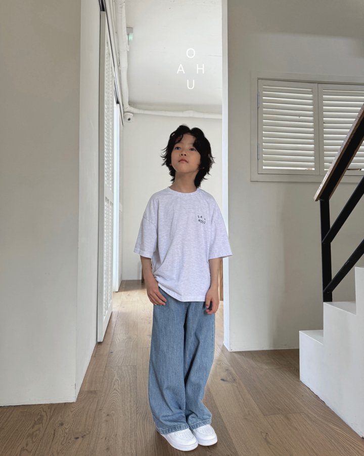 O'Ahu - Korean Children Fashion - #magicofchildhood - Cool Wide Denim Pants - 2