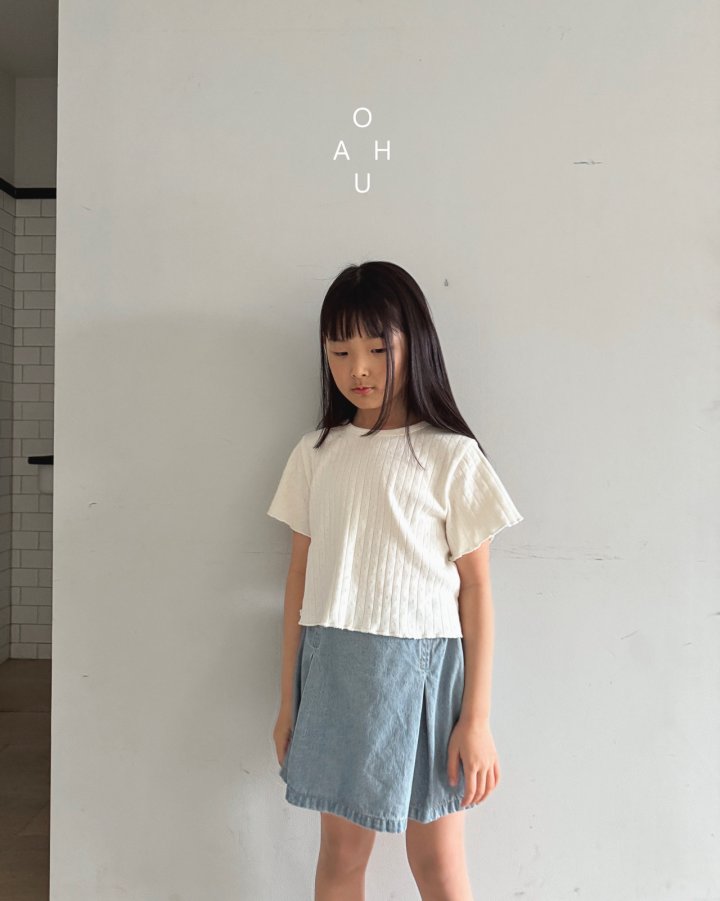 O'Ahu - Korean Children Fashion - #magicofchildhood - Denim Bagel Shorts - 3