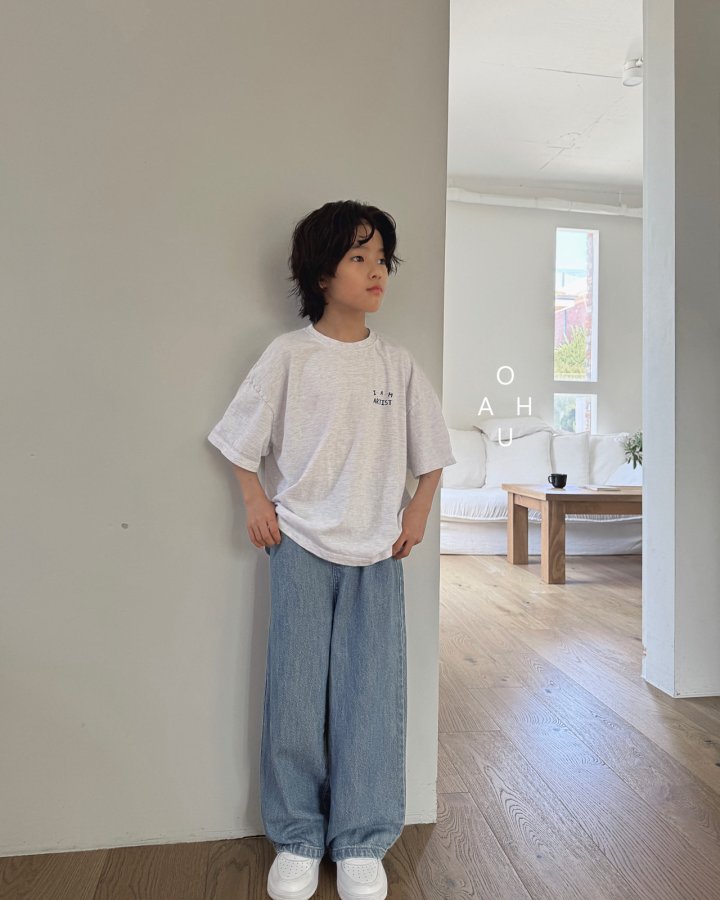 O'Ahu - Korean Children Fashion - #minifashionista - Cool Wide Denim Pants - 3