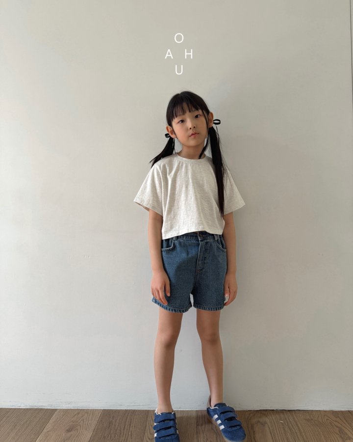 O'Ahu - Korean Children Fashion - #minifashionista - AA Denim Shorts - 2