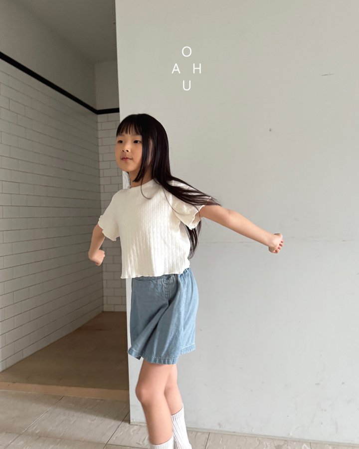 O'Ahu - Korean Children Fashion - #minifashionista - Eyelet Ribbed Tee - 11