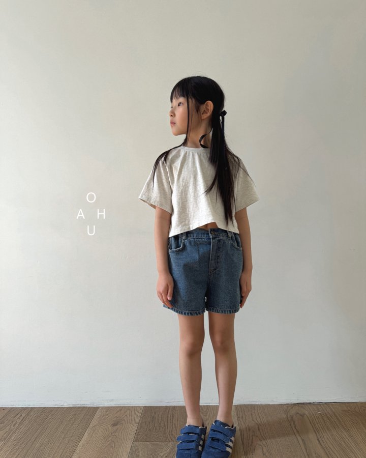 O'Ahu - Korean Children Fashion - #prettylittlegirls - AA Denim Shorts - 3