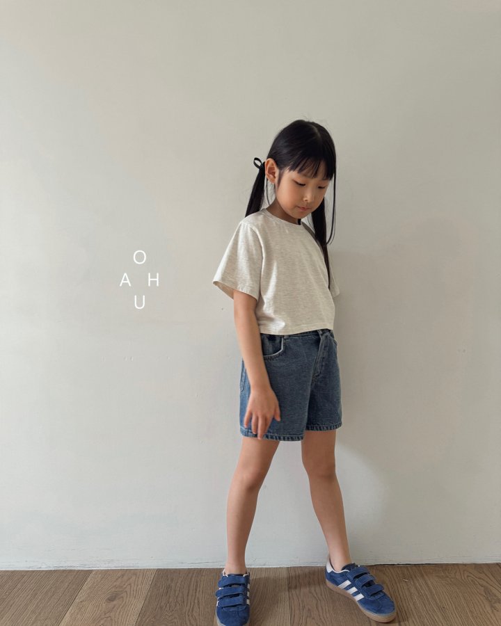 O'Ahu - Korean Children Fashion - #stylishchildhood - AA Denim Shorts - 6