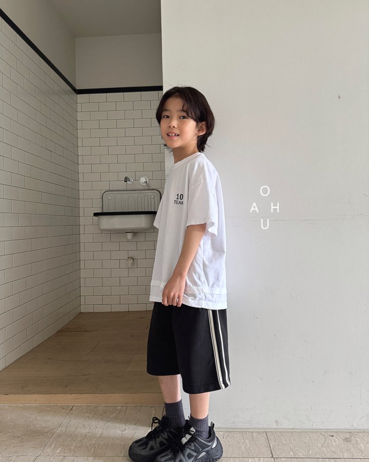 O'Ahu - Korean Children Fashion - #todddlerfashion - Tape Bermuda Pants - 6