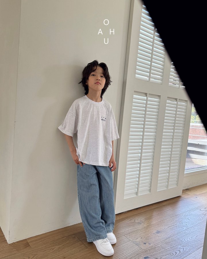 O'Ahu - Korean Children Fashion - #todddlerfashion - Cool Wide Denim Pants - 5